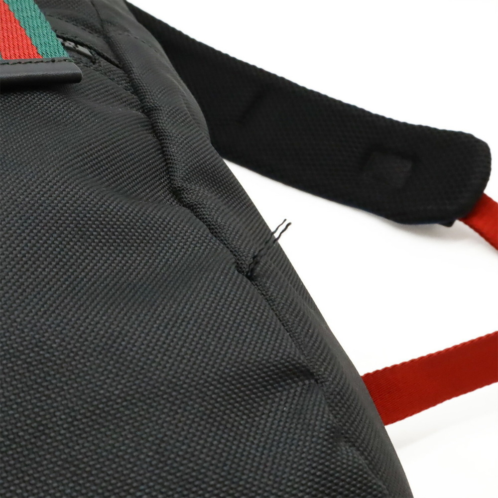 GUCCI Authentic Black Leather Backpack - Picture 10 of 10